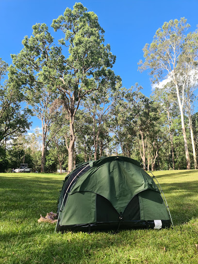 Amamoor Creek camping area, Amamoor State Forest
