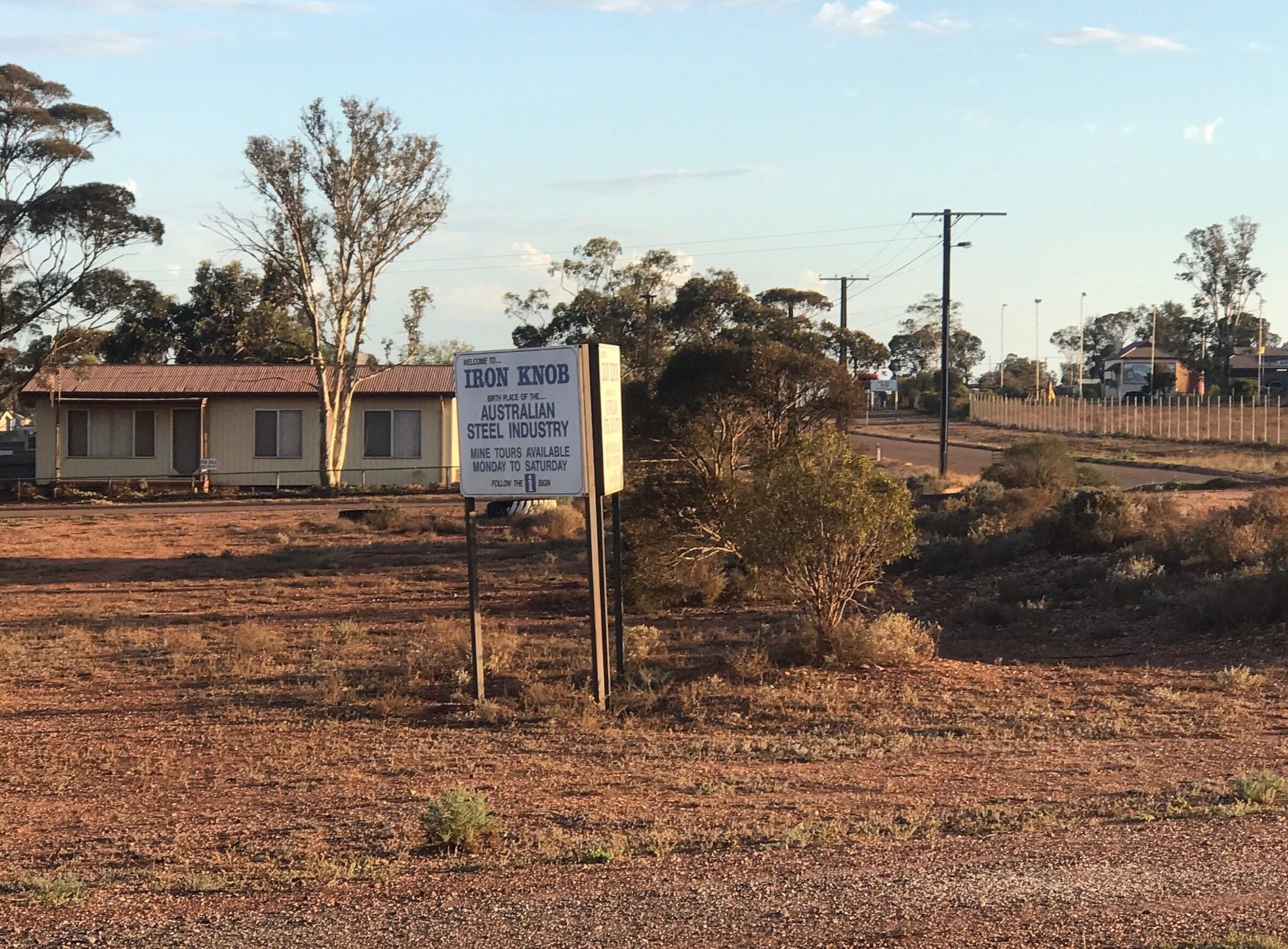 Iron Knob caravan and camping area